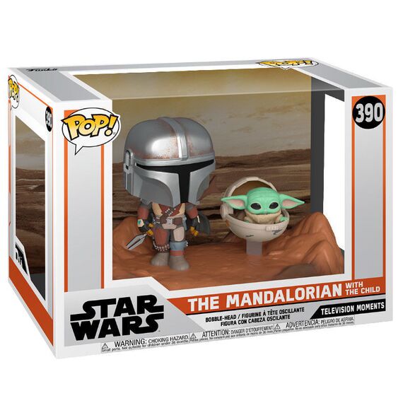 POP figure Star Wars Mandalorian - The Child and Mandalorian - Funko POP - Collectibles - Techbox
