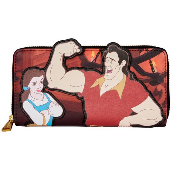 Loungefly  Disney Beauty and the Beast Villains Gaston Scene wallet - Wallets & Card Holders - Gifts - Techbox