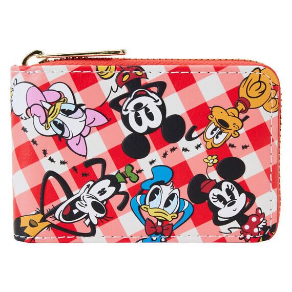 Loungefly Disney Mickey & Friends Picnic Blanket accordion wallet |  Techbox
