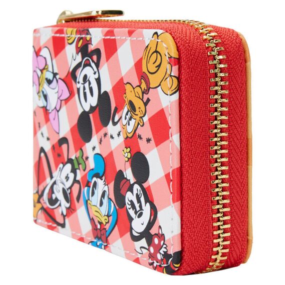 Loungefly Disney Mickey & Friends Picnic Blanket accordion wallet |  Techbox