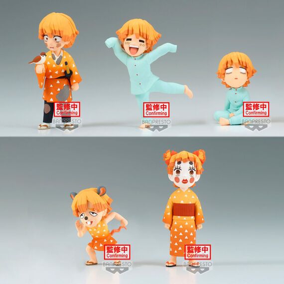 Kimetsu No Yaiba Demon Slayer World Collectable Zenitsu Agatsuma figure 7cm - FIGURES
