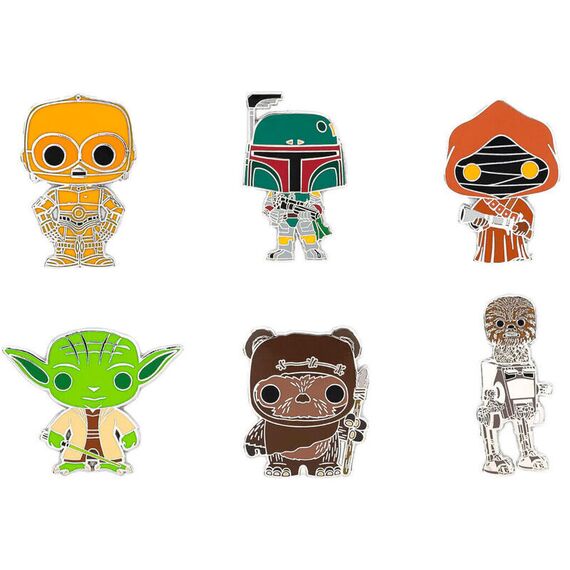 Display 12 Blind Box Enamel Pin Loungefly Star Wars assorted - Pins & Magnets - Various - Techbox