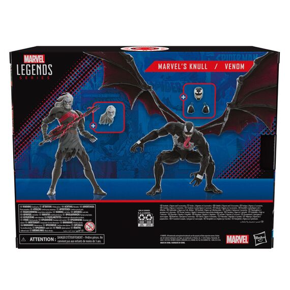 Marvel Legends King in Black Marvel Knull and Venom set 2 figures 15cm - FIGURES - Product details