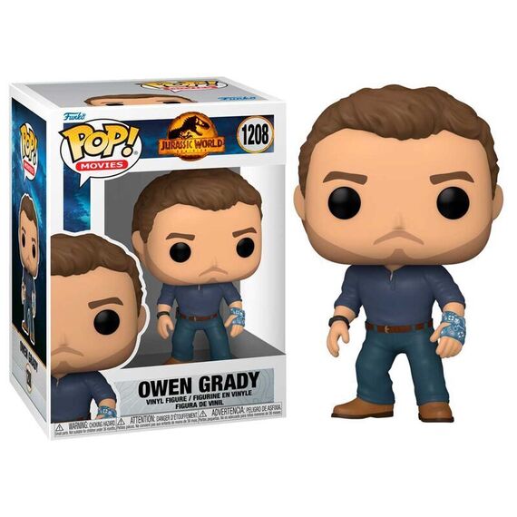 POP figure Jurassic World 3 Owen Grady |  Techbox