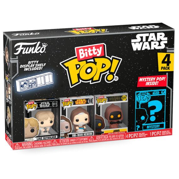 Blister 4 figures Bitty POP Sar Wars Luke |  Techbox