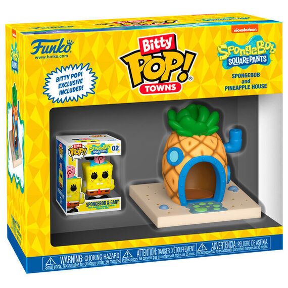 Bitty POP figure Town Bob Esponja - Sponge Bob at Home |  Techbox