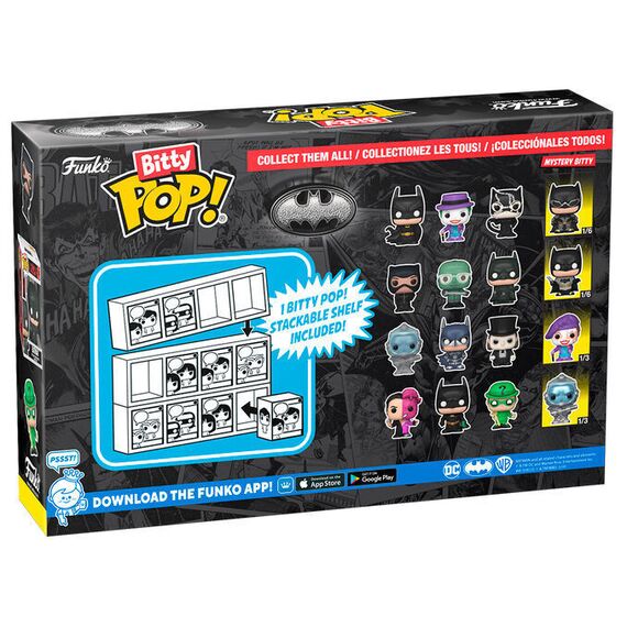 Blister 4 figures Bitty POP DC Comics Batman 85th Anniversary Batman |  Techbox