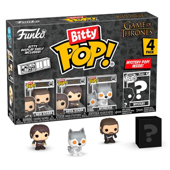 Blister 4 figures Bitty POP Game of Thrones Ned Stark - Funko POP - Collectibles - Techbox