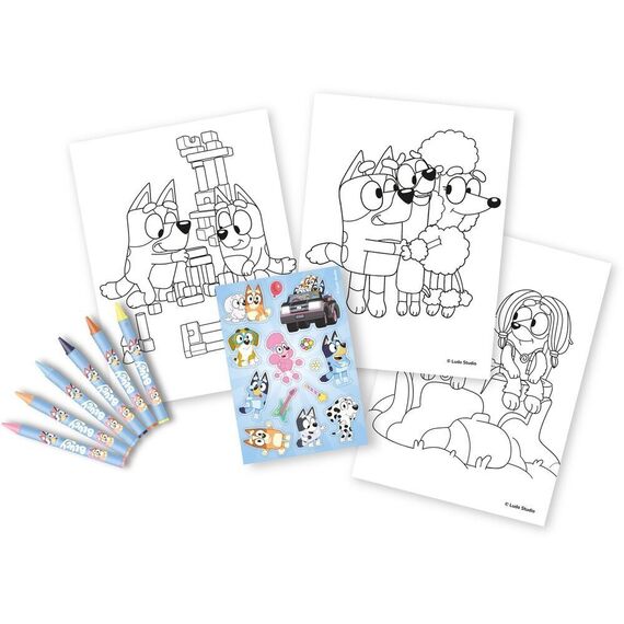 Bluey Colouring set