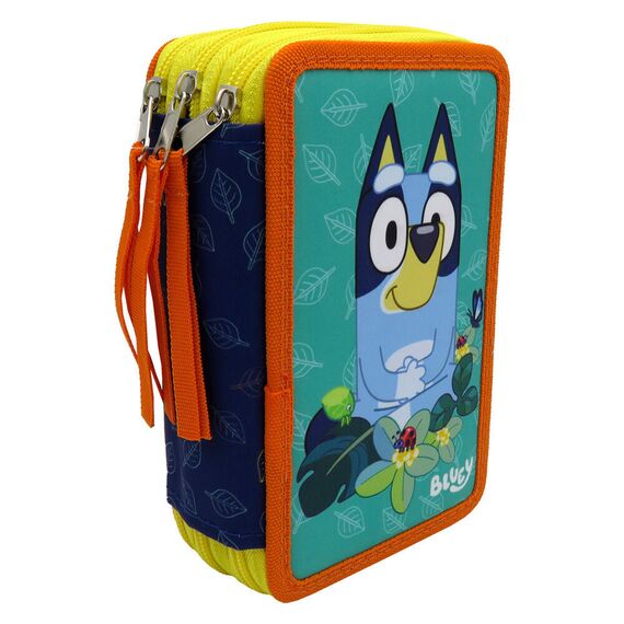Bluey Leaves triple pencil case - Merchandise Office Supplies - Various - Techbox