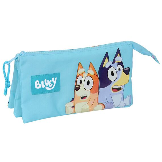 Bluey triple pencil case |  Techbox