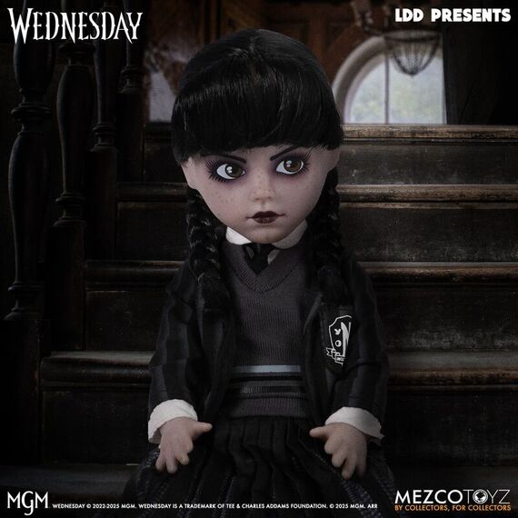 Living Dolls Wednesday Uniform doll 25,5cm - Dolls - Collectibles - Techbox