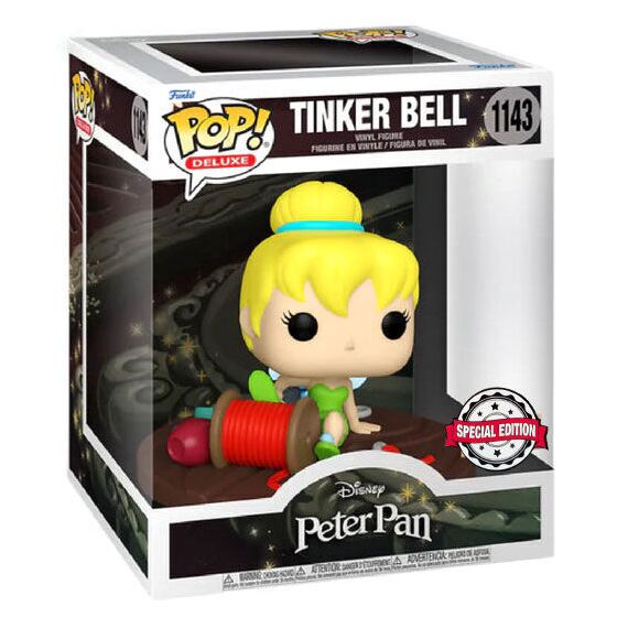 POP figure Disney Peter Pan Tinker Bell on Spool Exclusive |  Techbox