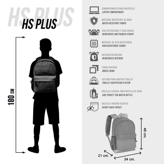 Wednesday Chains adaptable backpack 43cm |  Techbox