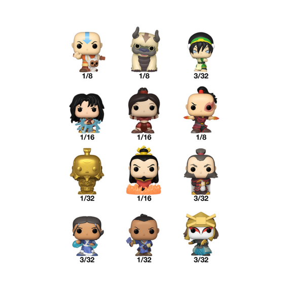 Assorted Bitty POP Mystery figure Avatar The Last Airbender |  Techbox