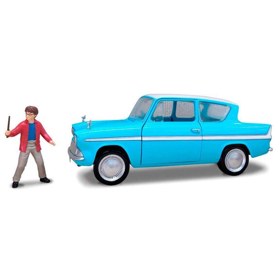 Harry Potter Ford Anglia car + Harry Potter figure set - Figurines - Collectibles - Techbox