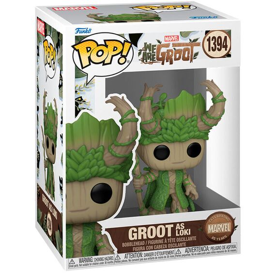 POP figure Marvel We Are Groot - Groot as Loki |  Techbox