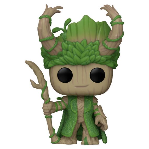 POP figure Marvel We Are Groot - Groot as Loki |  Techbox