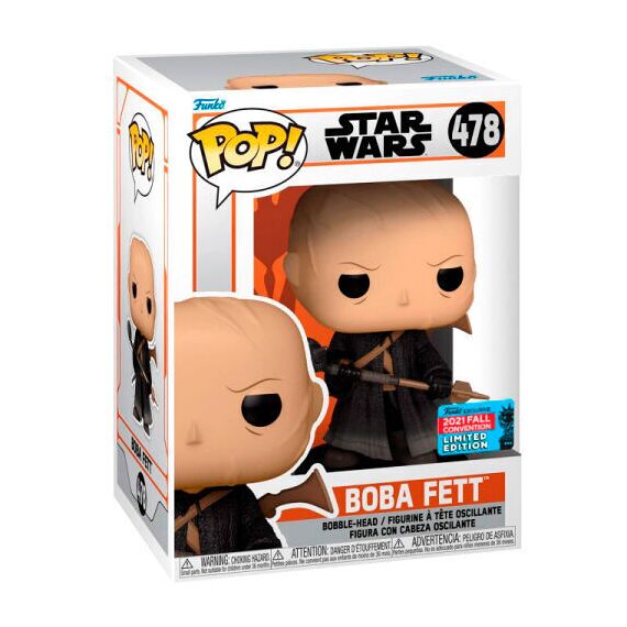 POP figure Star Wars Boba Fett No Armor Exclusive |  Techbox