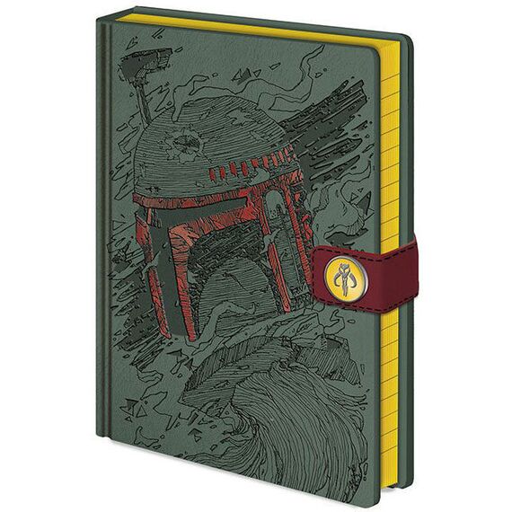 Star Wars Boba Fett premium A5 notebook - Merchandise Office Supplies - Various - Techbox