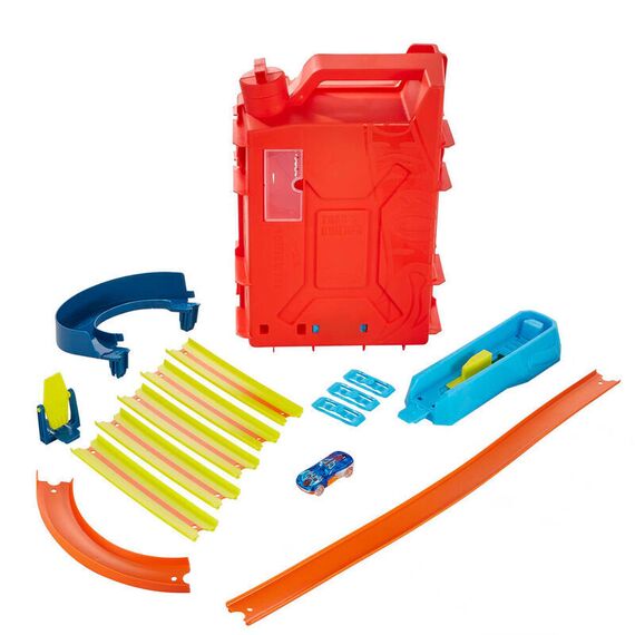 Hot Wheels Track Builder Fuel Can Stunt box |  Techbox