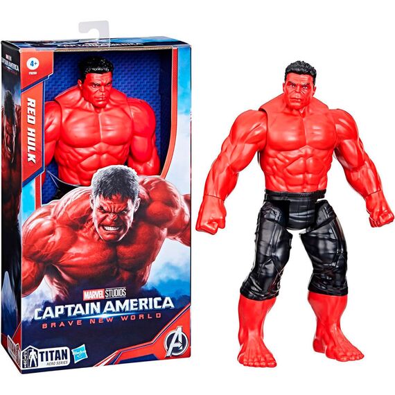Marvel Avengers Captain America Brave New World Titan Hero Red Hulk figure 30cm |  Techbox