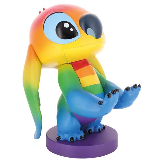 Disney Stitch Rainbow figure clamping bracket Cable guy 20cm | Techbox