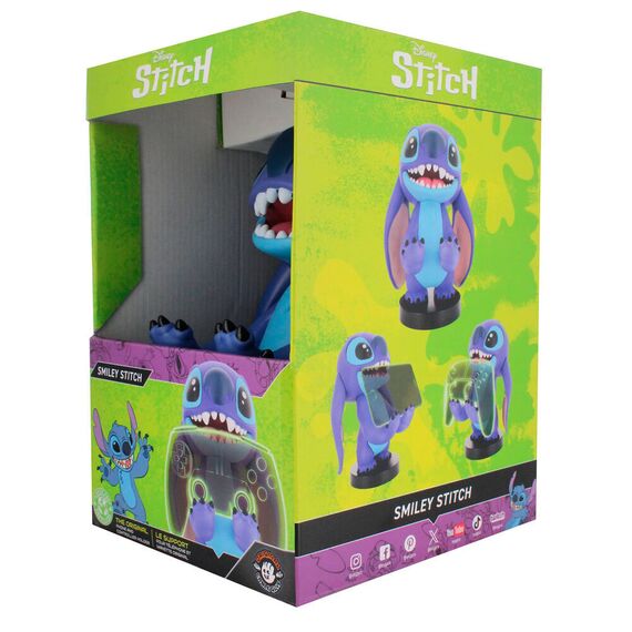 Disney Smiley Stitch clamping bracket Cable guy 20cm | Techbox