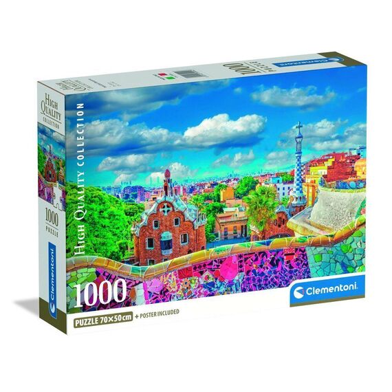High Quality Park Guell Barcelona puzzle 1000pcs |  Techbox