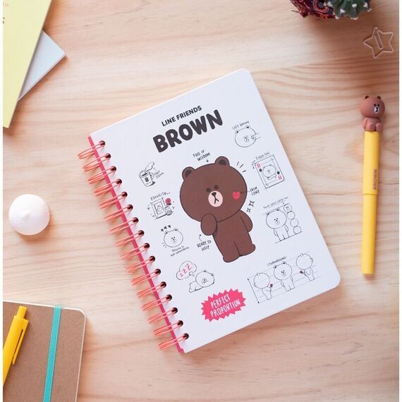 Line Friends A5 notebook |  Techbox