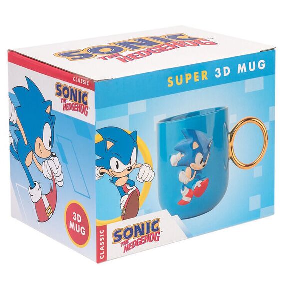 Sonic The Hedgehog 3D mug 350ml |  Techbox