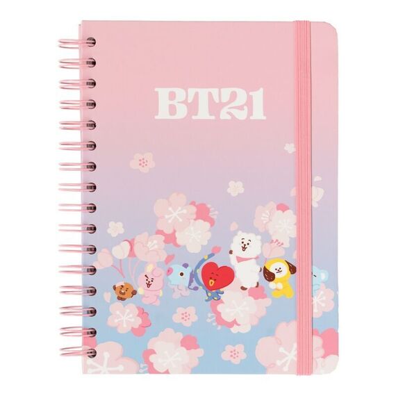BT21 Sakura A5 notebook |  Techbox