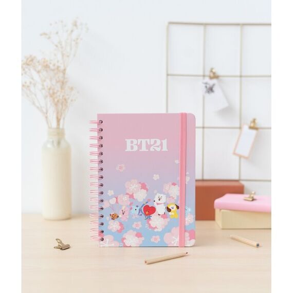 BT21 Sakura A5 notebook |  Techbox
