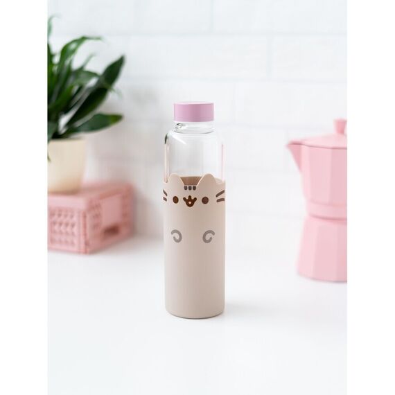 Pusheen glass bottle 500ml - Mugs & Bottles - Gifts - Techbox