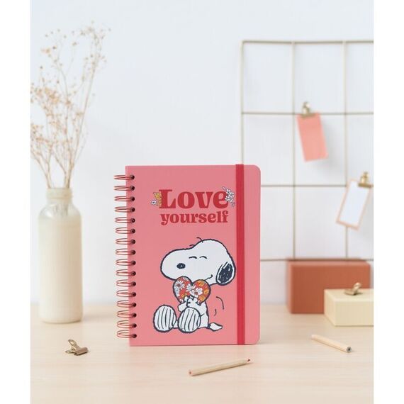 Snoopy Love Yourself A5 notebook |  Techbox