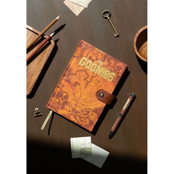 The Goonies A5 premium notebook + projector pen |  Techbox