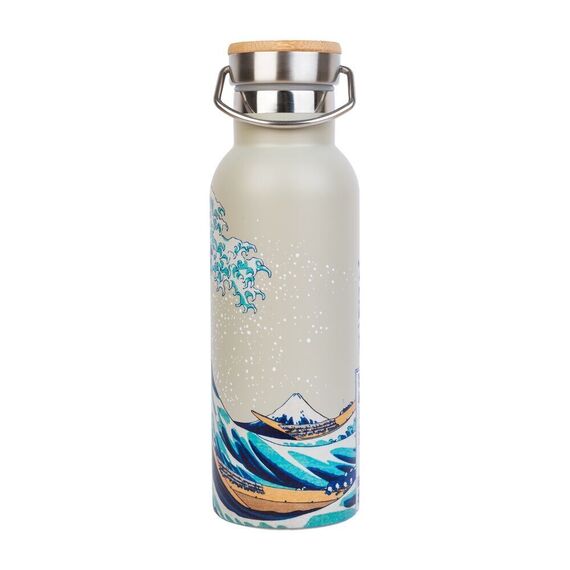 The Great Wave of Kanagawa Hokusai Stainless steel bottle 500ml |  Techbox
