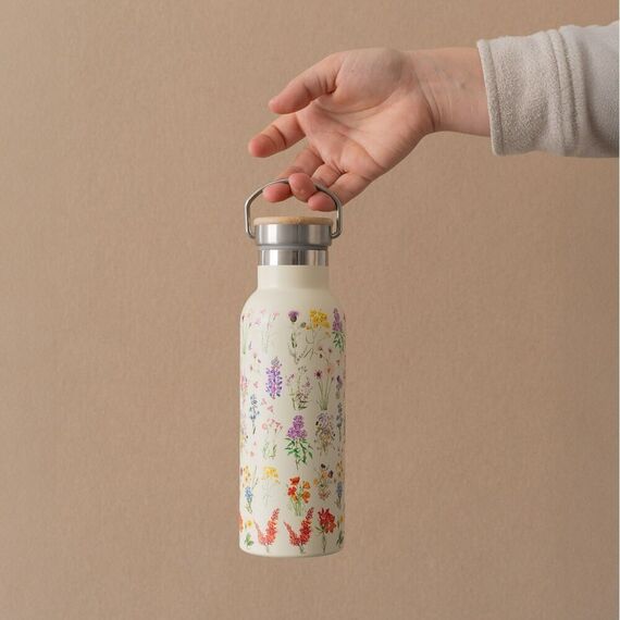 Wild Flowers Stainless steel bottle 500ml |  Techbox