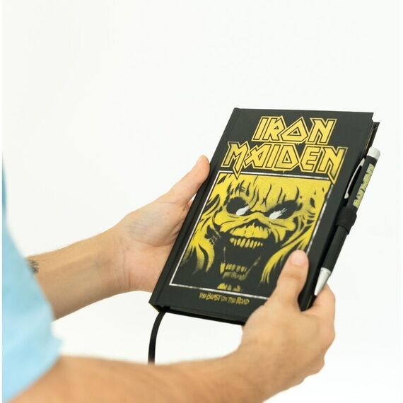 Iron Maiden A5 premium notebook + projector pen - Merchandise Office Supplies - Various - Techbox