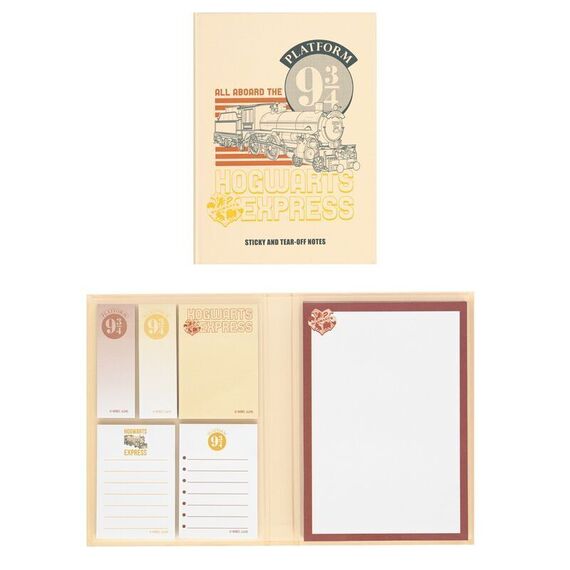 Harry Potter Platform 9 3/4 Sticky notes notebook |  Techbox