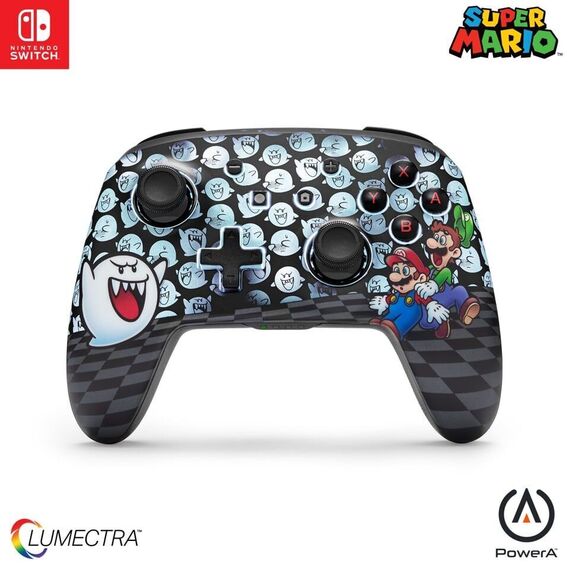 PowerA Enhanced Wireless Controller for Nintendo Switch with Lumectra – Mario Peek-A-Boo / Nintendo Switch | Techbox