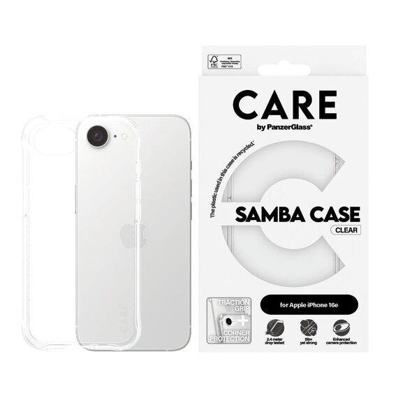CARE by PanzerGlass - Case - Transparent - iPhone 16e / Electronics | Techbox