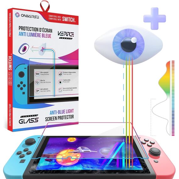 ONIVERSE - Anti-blue light protective screen for console (SWITCH) / Nintendo Switch | Techbox