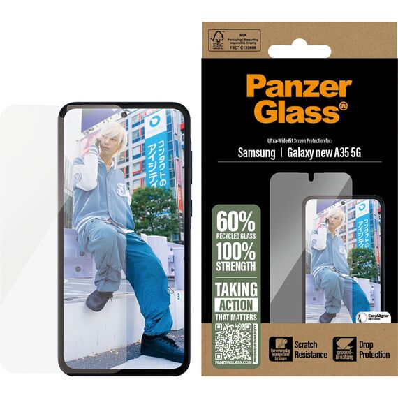 PanzerGlass - Screen Protector Galaxy new A35 5G Ultra UWF / Electronics