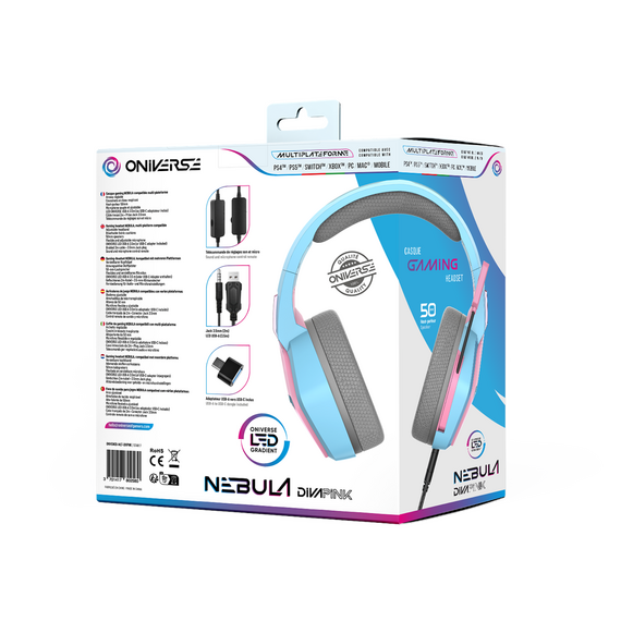 Oniverse Gaming Headset Nebula - Diva Pink / PlayStation 5 - Παιχνίδια PS5 - Τίτλοι Παιχνιδιών - Techbox