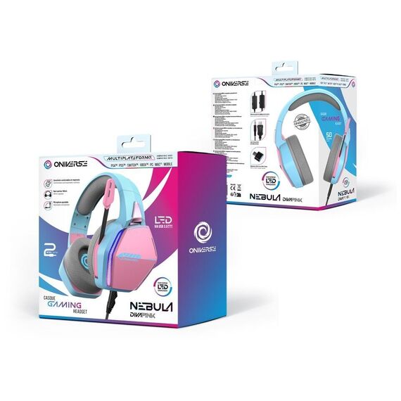 Oniverse Gaming Headset Nebula - Diva Pink / PlayStation 5 - Παιχνίδια PS5 - Τίτλοι Παιχνιδιών - Techbox