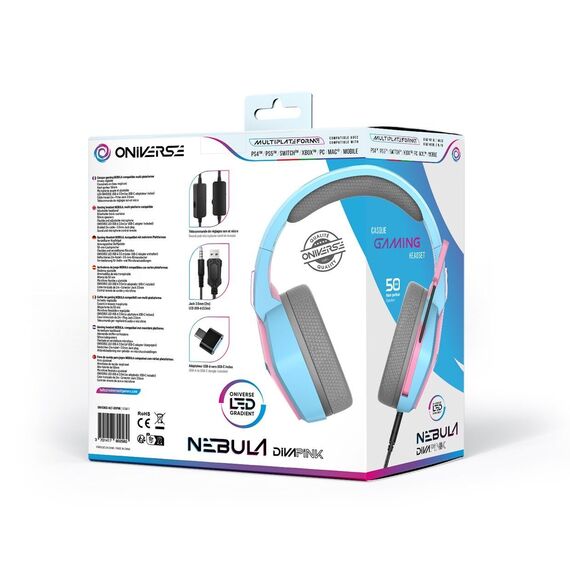 Oniverse Gaming Headset Nebula - Diva Pink / PlayStation 5 - Παιχνίδια PS5 - Τίτλοι Παιχνιδιών - Techbox