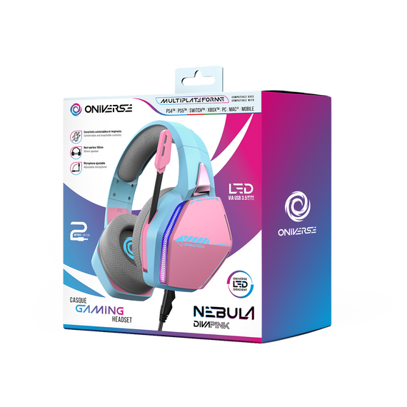 Oniverse Gaming Headset Nebula - Diva Pink / PlayStation 5 - Παιχνίδια PS5 - Τίτλοι Παιχνιδιών - Techbox