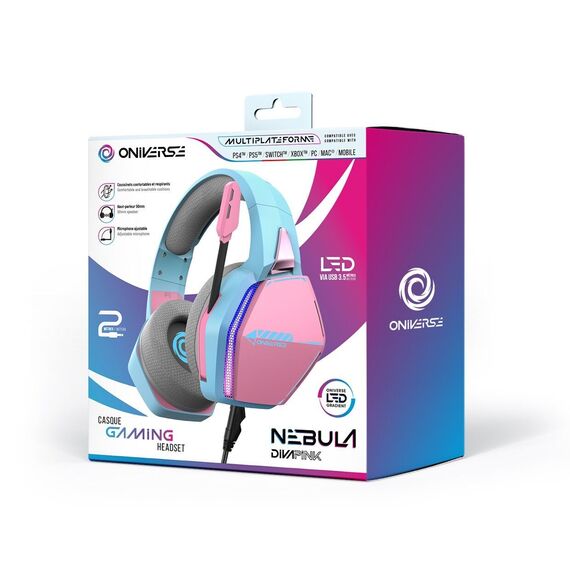 Oniverse Gaming Headset Nebula - Diva Pink / PlayStation 5 - Παιχνίδια PS5 - Τίτλοι Παιχνιδιών - Techbox