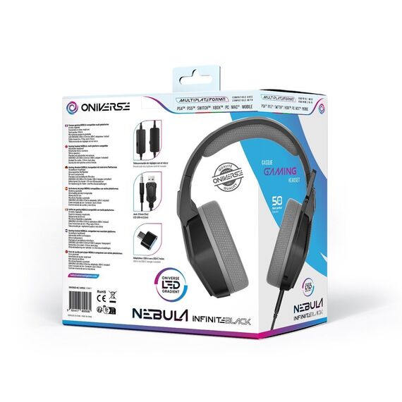 Oniverse Gaming Headset Nebula - Infinite Black / PlayStation 5 - Παιχνίδια PS5 - Τίτλοι Παιχνιδιών - Techbox